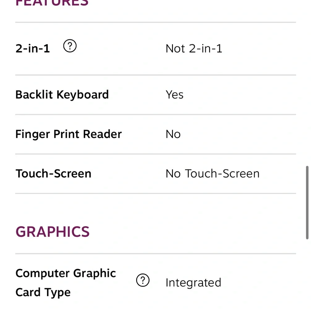 hp pavilion 16.5” laptop